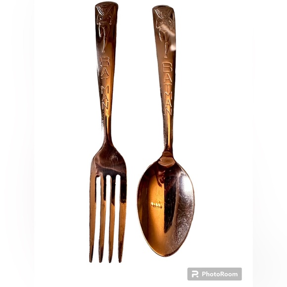 N.P.P. Inc. by Imperial Dining Vintage 966 Batman Fork Spoon Set By